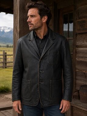 The Territory Ahead - Men's 100% Genuine Leather Jacket - Size: M